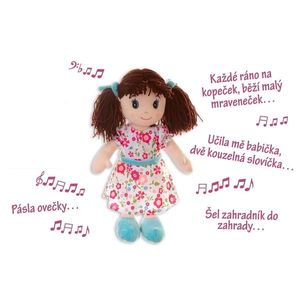 Teddies Bábika Ema plyš 40 cm so zvukom vyobraziť