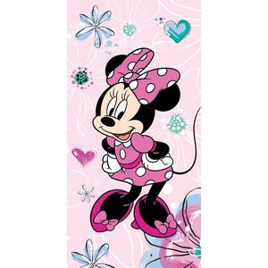 Jerry Fabrics Osuška Minnie Pink Bow 02, 70 x 140 cm vyobraziť