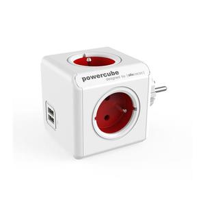 Zásuvka POWERCUBE ORIGINAL USB RED vyobraziť