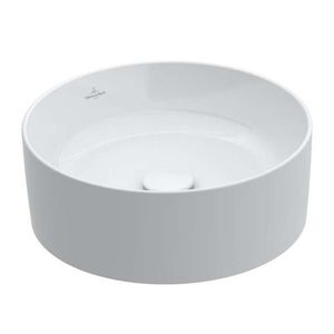 VILLEROY & BOCH - Collaro Umývadlo na dosku, priemer 40 cm, CeramicPlus, Stone White 4A1840RW vyobraziť