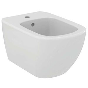 IDEAL STANDARD - Tesi Závesný bidet, 360x530 mm, s prepadom, otvor na batériu, biela T457001 vyobraziť