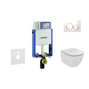 GEBERIT - Kombifix Modul na závesné WC s tlačidlom Sigma20, biela/lesklý chróm + Ideal Standard Tesi - WC a doska 110.302.00.5 NF4 vyobraziť