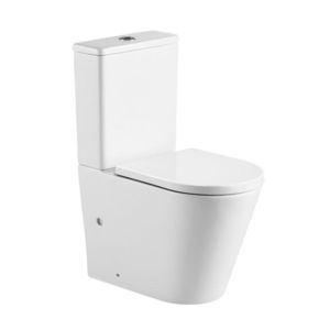 MEREO - WC kombi, vario odpad, kapotované, Smart Flush RIMLESS, keramické, vr. sedátka VSD91T2 vyobraziť