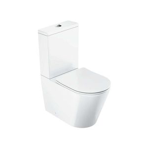 RAVAK - WC kombi s doskou SoftClose, vario odpad, bočné napúšťanie, RimOff, biela X01872 vyobraziť