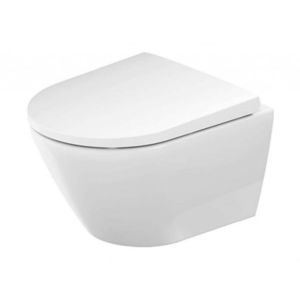 DURAVIT - D-Neo Závesné WC s doskou SoftClose, Rimless, biela 45880900A1 vyobraziť