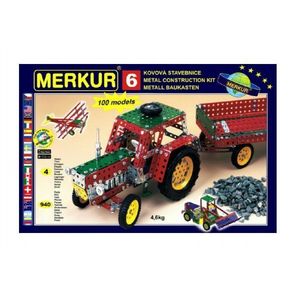 MERKUR 6 Stavebnica 100 modelov 9vrstvy v krabici 54x36x6cm vyobraziť