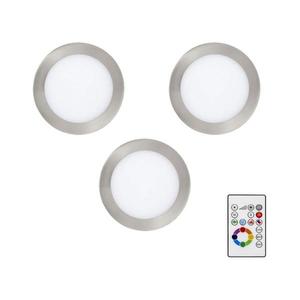 Eglo 78738-SADA 3x LED RGBW Stmievateľné podhľadové svietidlo TINUS 4, 8W/230V + DO vyobraziť