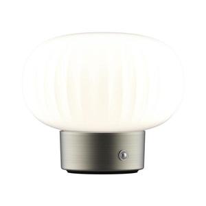 LED Stmievateľná dotyková stolná lampa LATTE LED/1, 8W/5V USB 2000 mAh chróm/biela vyobraziť