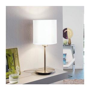 Eglo 54744 - Stolná lampa ANADIA 1xE14/40W/230V biela/matný chróm vyobraziť