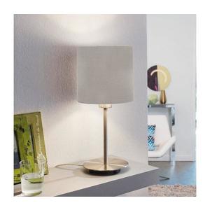 Eglo 54745 - Stolná lampa ANADIA 1xE14/40W/230V taupe/matný chróm vyobraziť