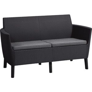 KETER Pohovka SALOMON 2 seater sofa | grafit vyobraziť