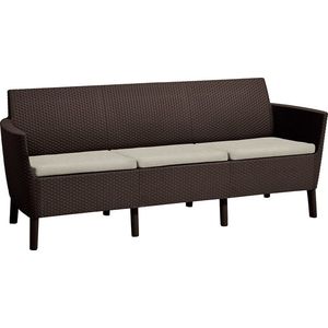 KETER Pohovka SALOMON 3 seater sofa | hnedá vyobraziť