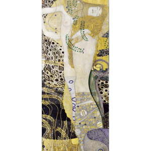 Obraz - 30x70 cm reprodukcia Water Hoses, Gustav Klimt – Fedkolor vyobraziť