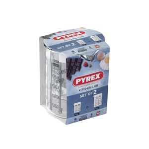 SADA ODMERIEK PYREX 2 KS, 0, 25 L +0, 5 L, SKLO vyobraziť