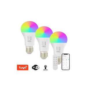 Smart LED žiarovka E27 11W RGB + CCT IMMAX NEO 07712CDO WiFi Tuya sada 3ks vyobraziť