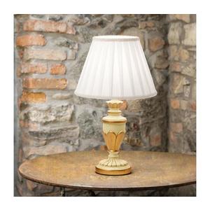 Ideal Lux Ideal Lux - Stolná lampa FIRENZE 1xE14/40W/230V biela/zlatá vyobraziť