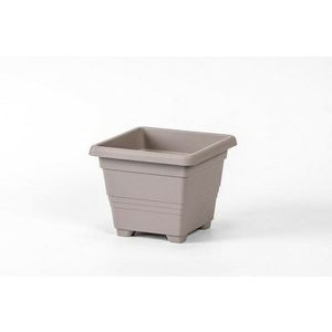 Plastia Kvetináč Begonia 60 x 60, sv. sivá vyobraziť