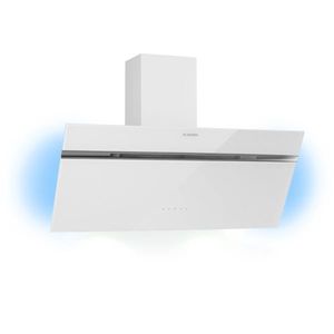 Klarstein Alina, digestor, 90 cm, nástenný, 600m³/h, LED displej, LED, biely vyobraziť