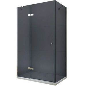 MEXEN/S - ROMA sprchovací kút 120x90, grafit, chróm 854-120-090-01-40 vyobraziť
