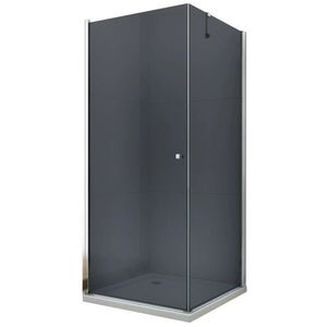 MEXEN/S - PRETORIA sprchovací kút 70x90, grafit, chróm 852-070-090-01-40 vyobraziť