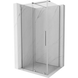 MEXEN/S - Velár sprchovací kút, posuvné dvere 100 x 100, transparent, chróm 871-100-100-01-01 vyobraziť