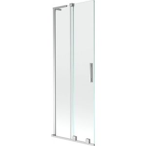 MEXEN/S - Velar L dvojkrídlová posuvná vaňová zástena 75 x 150 cm, transparent, chróm 896-075-003-01-01 vyobraziť