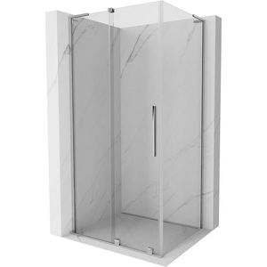 MEXEN/S - Velar L sprchovací kút, posuvné dvere 100 x 110 cm, transparent, chróm 871-100-110-03-01 vyobraziť