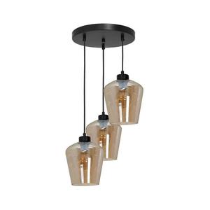 Luster na lanku SANTIAGO 3xE27/60W/230V hnedá vyobraziť