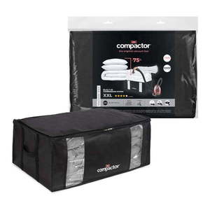 Čierny úložný box s vákuovým obalom Compactor Black Edition, objem 210 l vyobraziť