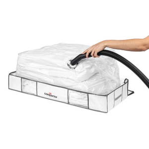 Vákuový látkový/plastový úložný box pod posteľ 105x45x15, 5 cm Life – Compactor vyobraziť