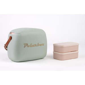 Sivozelený chladiaci box 6 l Classic Gold – Polarbox vyobraziť