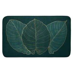 Tmavozelená kúpeľňová predložka 45x75 cm Jade – douceur d'intérieur vyobraziť