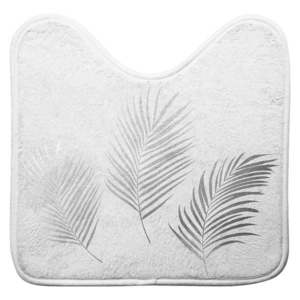 Biela/v striebornej farbe WC kúpeľňová predložka 45x45 cm Orbella – douceur d'intérieur vyobraziť