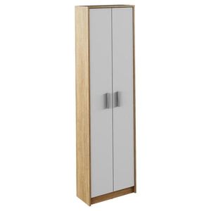 Boxxx PREDSIEŇOVÁ SKRIŇA, sivá, biela, dub sonoma, 60/185/36, 6 cm vyobraziť