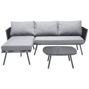 Ambia Garden TERASOVÁ SEDACIA SÚPRAVA 7-dielne, kov, sklo, textil vyobraziť