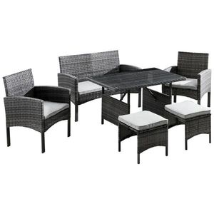 Ambia Garden SÚPRAVA ZÁHRADNÉHO NÁBYTKU, kov, plast, sklo vyobraziť