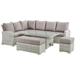 Ambia Garden JEDÁLENSKÁ TERASOVÁ SÚPRAVA kov, plast, sklo, textil vyobraziť