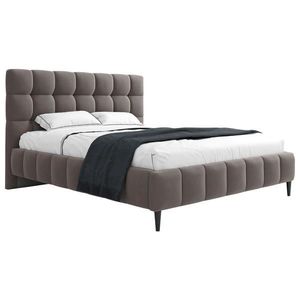 MID.YOU ČALÚNENÁ POSTEĽ, 180/200 cm, drevo, textil, kompozitné drevo, bahenná hnedá vyobraziť