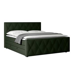 MID.YOU BOXSPRINGOVÁ POSTEĽ, 180/200 cm, drevo, kov, plast, textil, zelená vyobraziť
