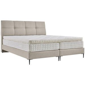 MID.YOU BOXSPRINGOVÁ POSTEĽ, 180/200 cm, textil, kompozitné drevo, krémová vyobraziť