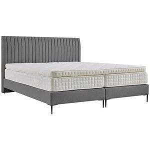 MID.YOU BOXSPRINGOVÁ POSTEĽ, 180/122 cm, textil, kompozitné drevo, sivá vyobraziť