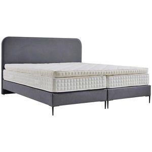 MID.YOU BOXSPRINGOVÁ POSTEĽ, 180/210 cm, textil, kompozitné drevo, sivá vyobraziť