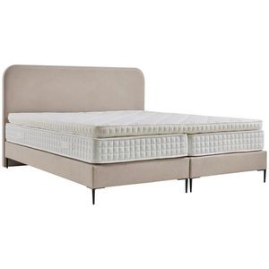 MID.YOU BOXSPRINGOVÁ POSTEĽ, 180/210 cm, textil, kompozitné drevo, béžová vyobraziť