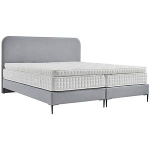 MID.YOU BOXSPRINGOVÁ POSTEĽ, 180/210 cm, textil, kompozitné drevo, svetlosivá vyobraziť