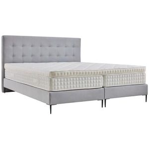 MID.YOU BOXSPRINGOVÁ POSTEĽ, 180/200 cm, textil, kompozitné drevo, svetlosivá vyobraziť