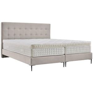 MID.YOU BOXSPRINGOVÁ POSTEĽ, 180/200 cm, textil, kompozitné drevo, krémová vyobraziť