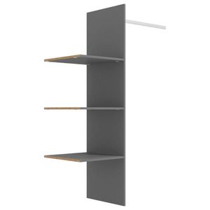 Xora VNÚTORNÉ ČLENENIE, sivá, 48/159/42 cm vyobraziť