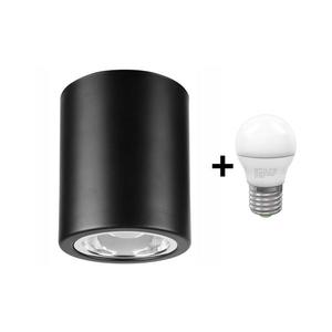 LED Bodové svietidlo TACO 1xE27/15W/230V čierna vyobraziť