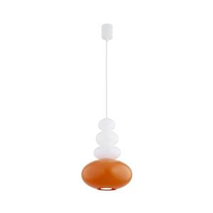 Argon Argon 8822 - Luster na lanku DIEGO 1xGU10/5W/230V biela/oranžová vyobraziť