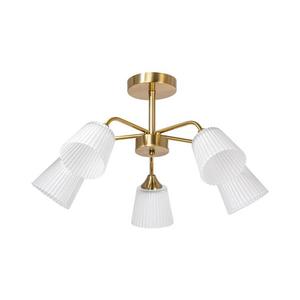 Luster na tyči 5xE14/60W/230V zlatá vyobraziť